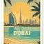Wandkalender Vintage-Plakate – Weltstädte 2027, 33 x 46 cm