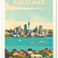 Wandkalender Vintage-Plakate – Weltstädte 2027, 33 x 46 cm