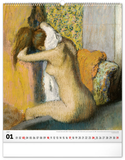 Wandkalender Impressionismus 2027, 48 x 56 cm