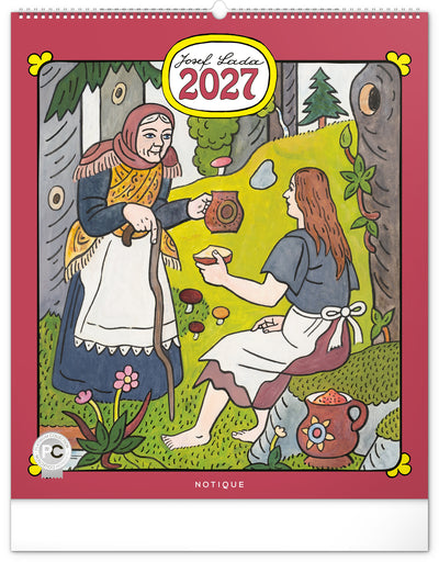 Wandkalender Josef Lada 2027, 48 x 56 cm