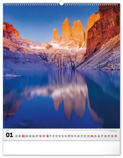 Wandkalender Energie 2027, 48 x 56 cm