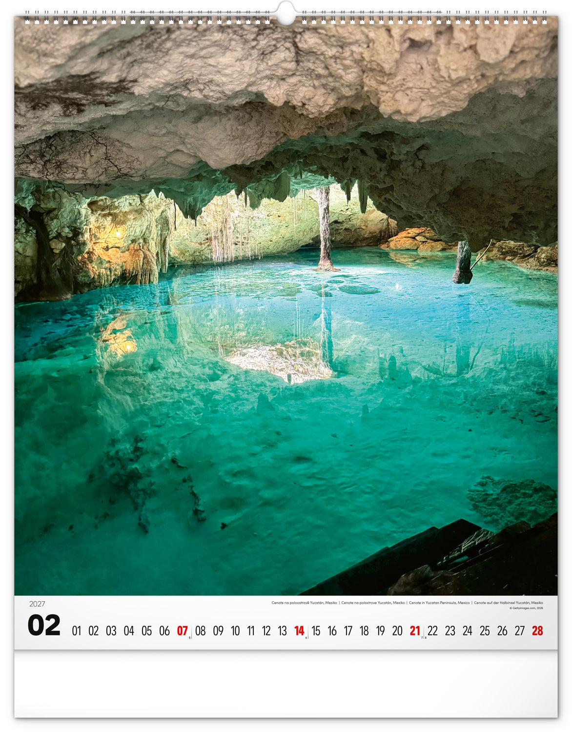 Wandkalender Energie 2027, 48 x 56 cm
