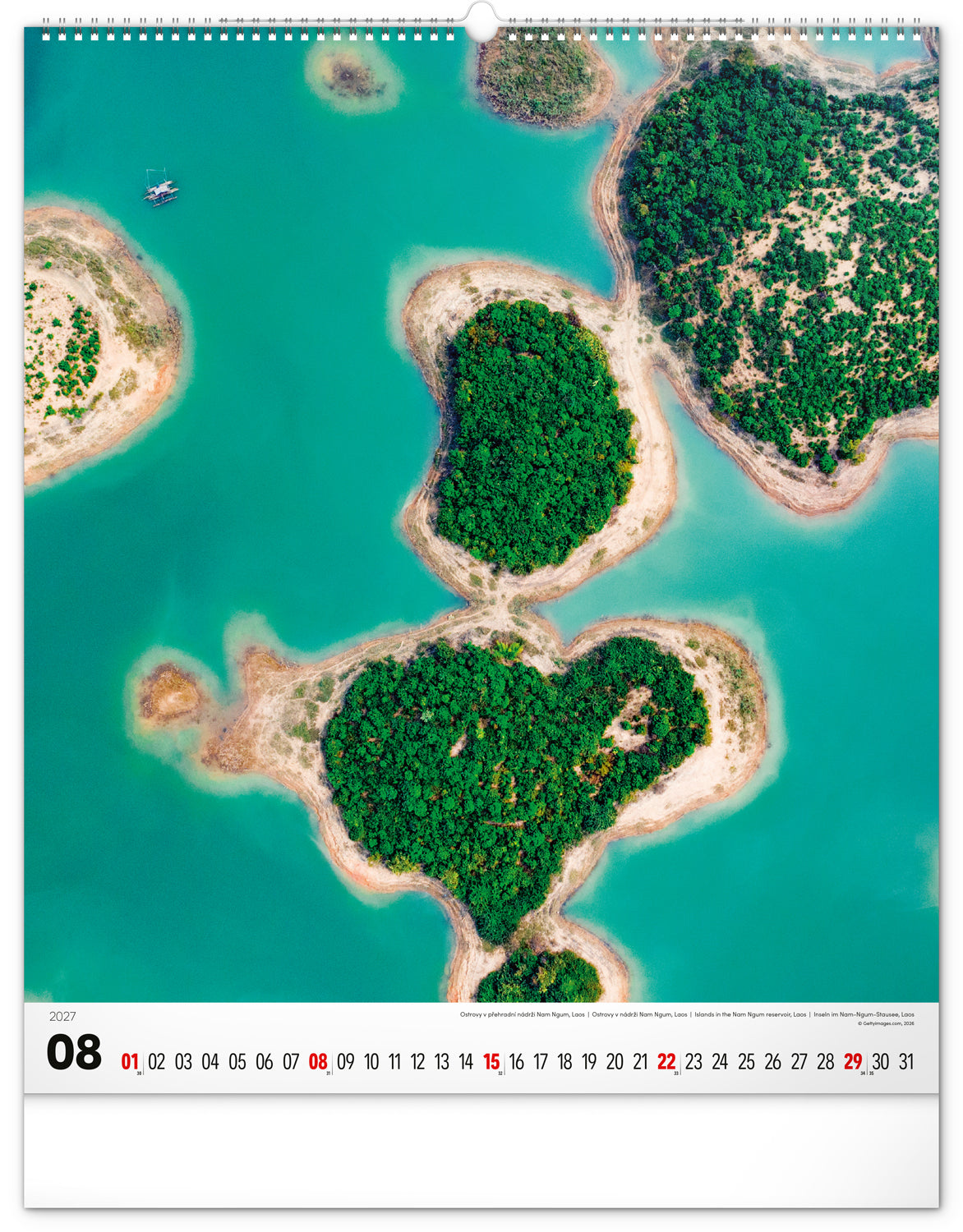 Wandkalender Energie 2027, 48 x 56 cm