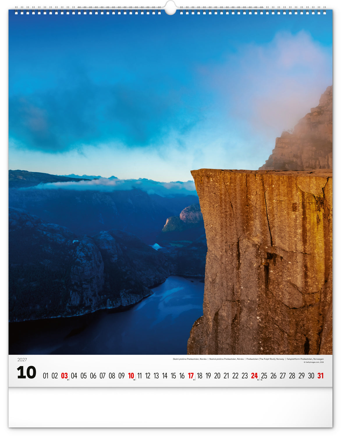 Wandkalender Energie 2027, 48 x 56 cm