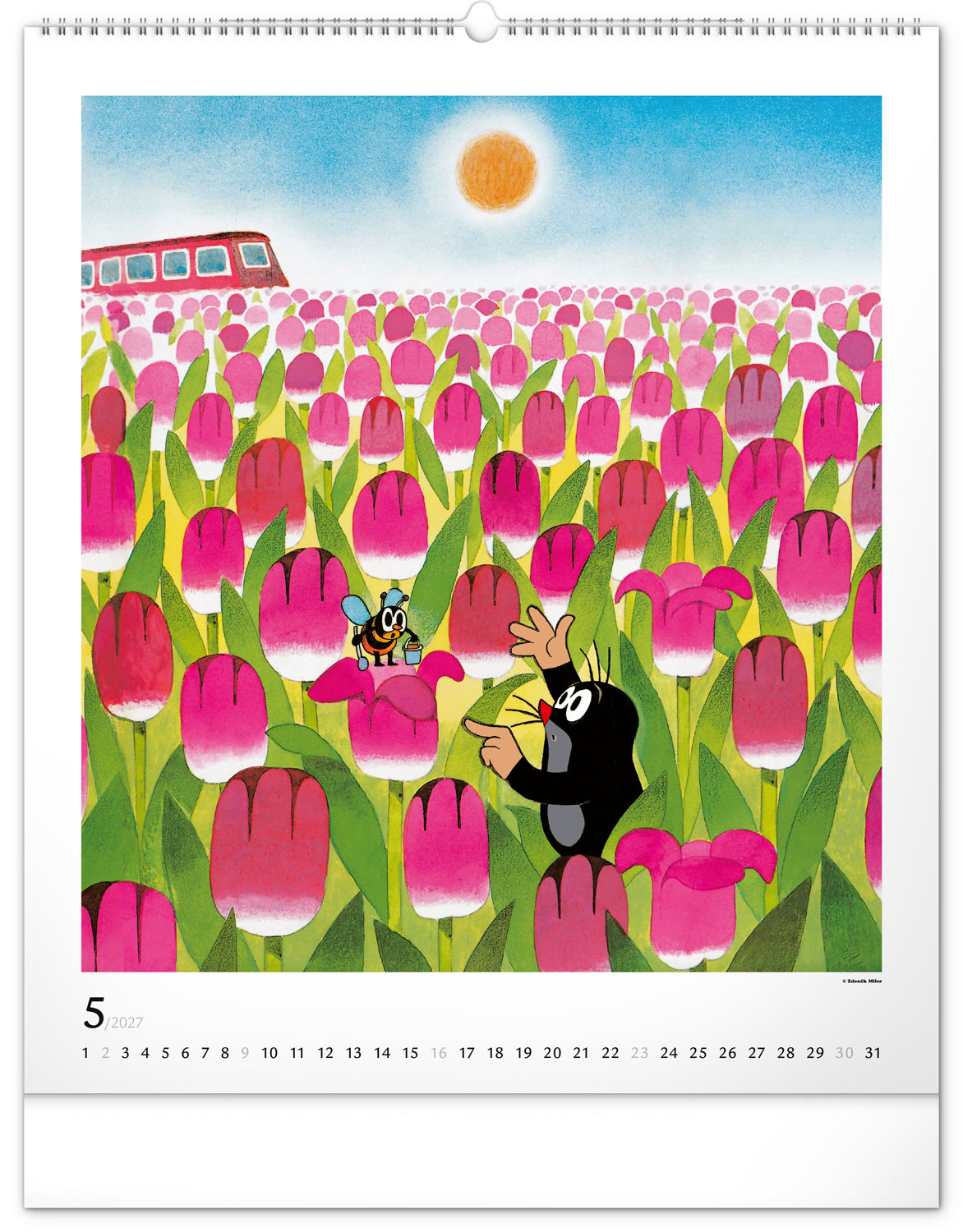 Wandkalender Der kleine Maulwurf 2027, 48 x 56 cm