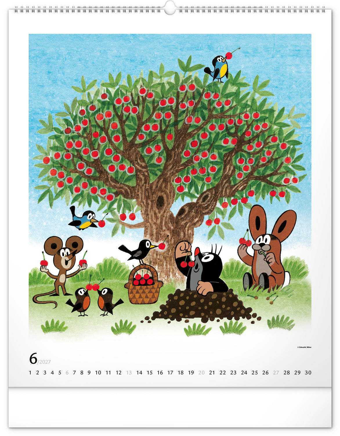 Wandkalender Der kleine Maulwurf 2027, 48 x 56 cm