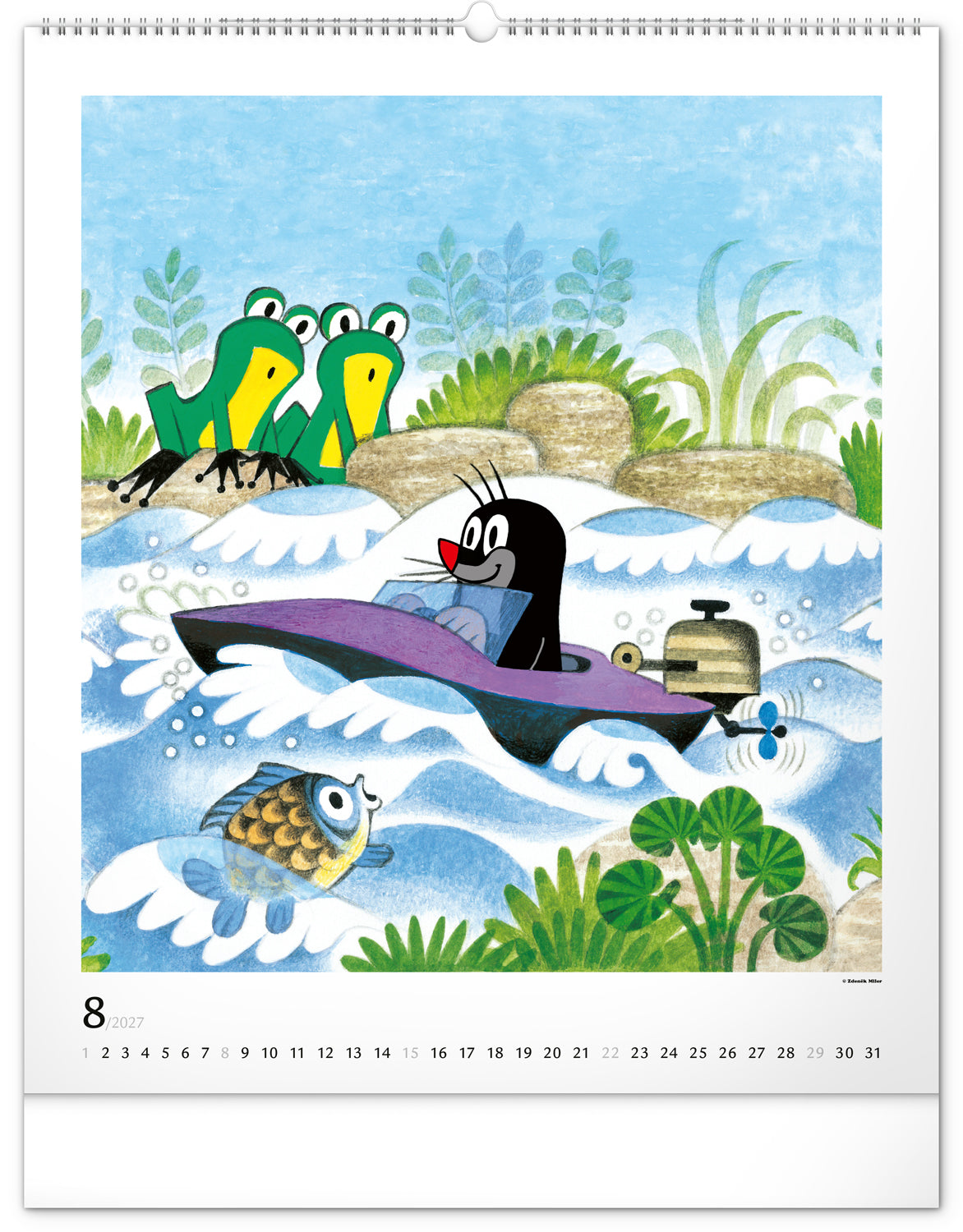 Wandkalender Der kleine Maulwurf 2027, 48 x 56 cm
