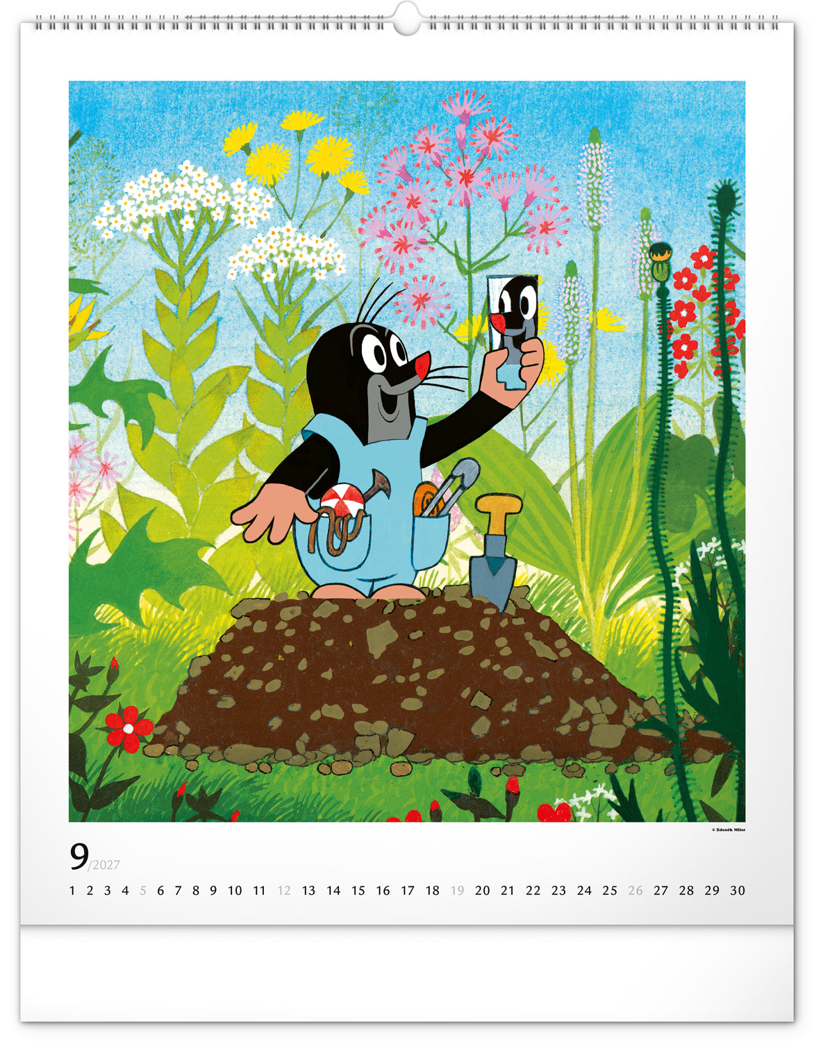 Wandkalender Der kleine Maulwurf 2027, 48 x 56 cm