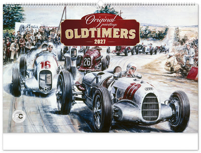 Wandkalender Oldtimer – Václav Zapadlík 2027, 64 x 42 cm