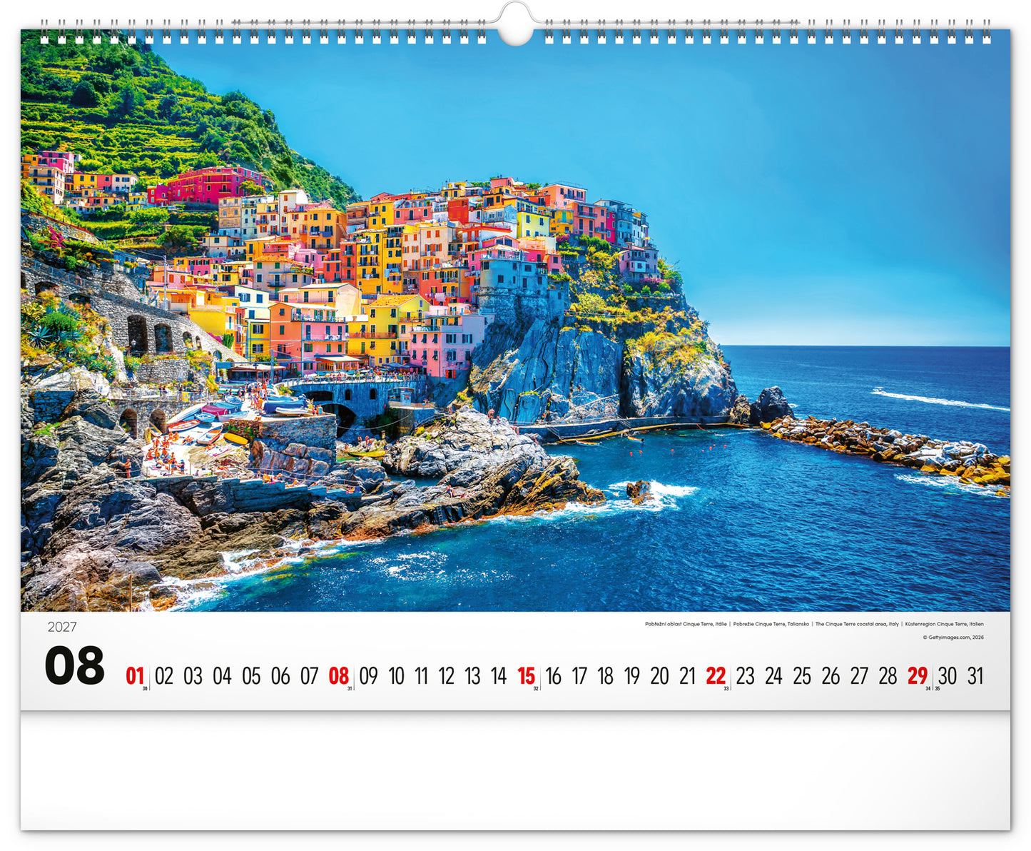 Wandkalender Meer 2027, 48 x 33 cm