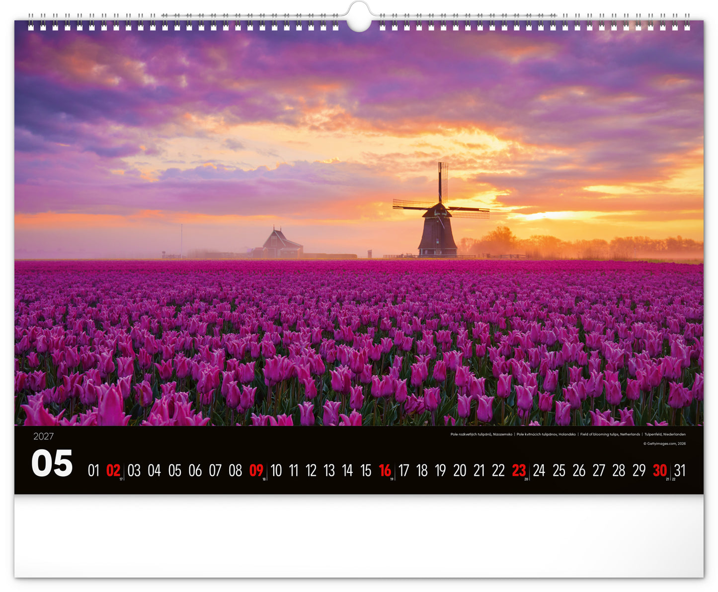 Wandkalender Landschaften 2027, 48 x 33 cm