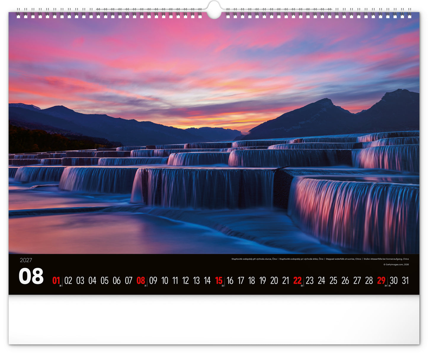 Wandkalender Landschaften 2027, 48 x 33 cm