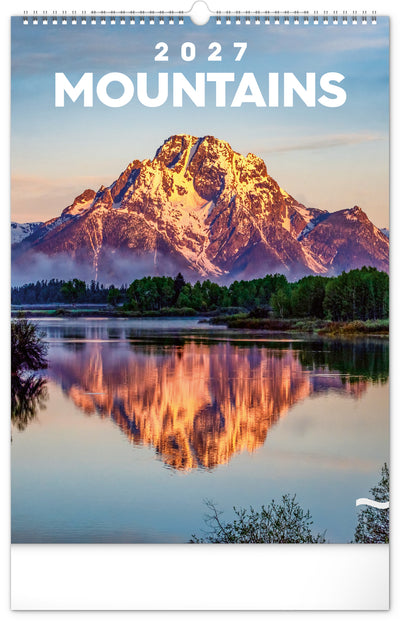 Wandkalender Berge 2027, 33 x 46 cm