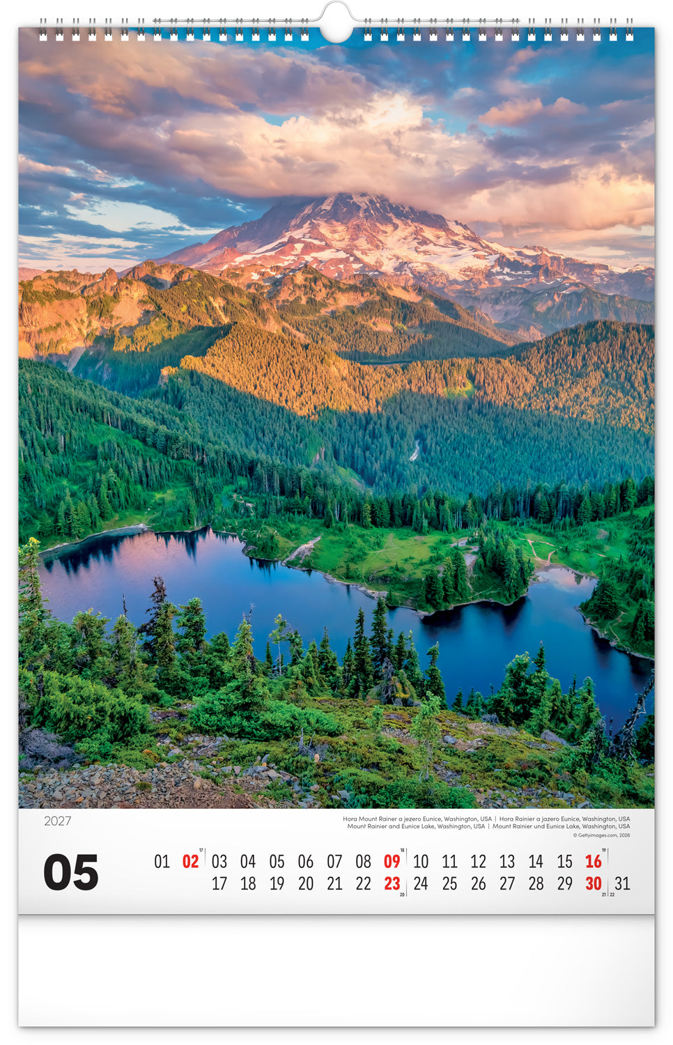 Wandkalender Wasser 2027, 33 x 46 cm