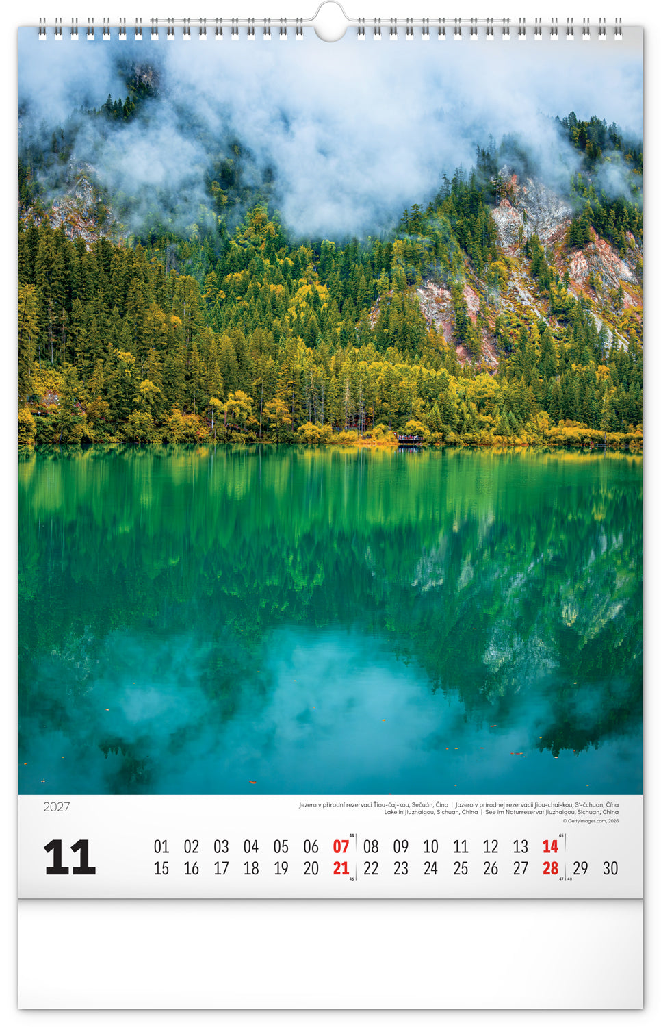 Wandkalender Wasser 2027, 33 x 46 cm