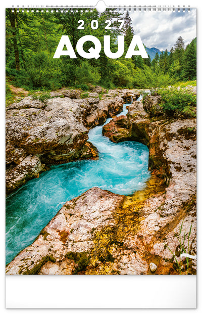 Wandkalender Wasser 2027, 33 x 46 cm
