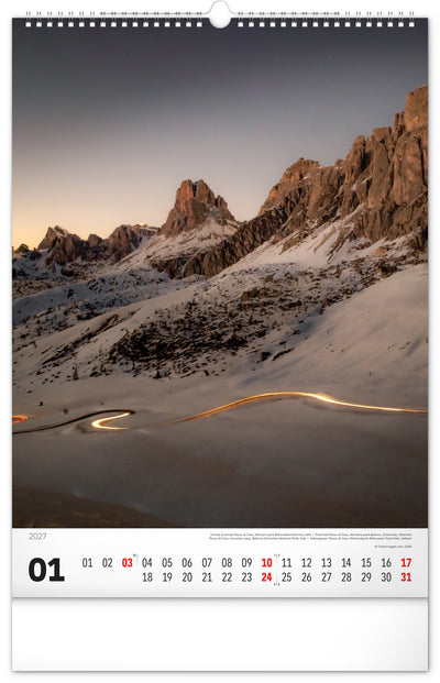 Wandkalender Nationalparks der Welt 2027, 33 x 46 cm