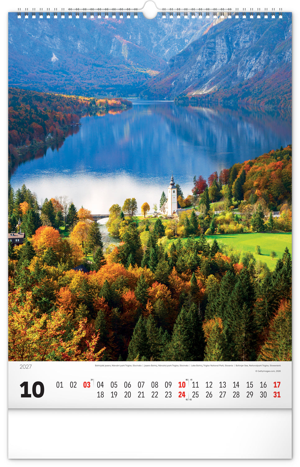 Wandkalender Nationalparks der Welt 2027, 33 x 46 cm