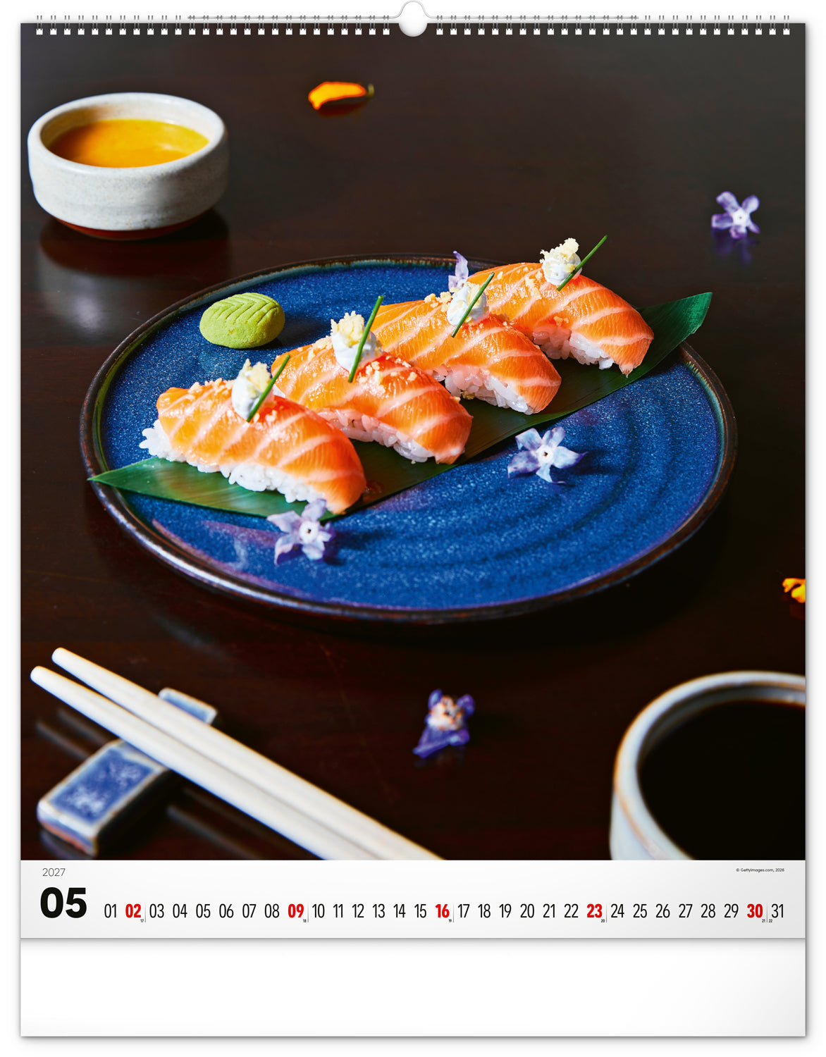 Wandkalender Gourmet 2027, 48 x 56 cm