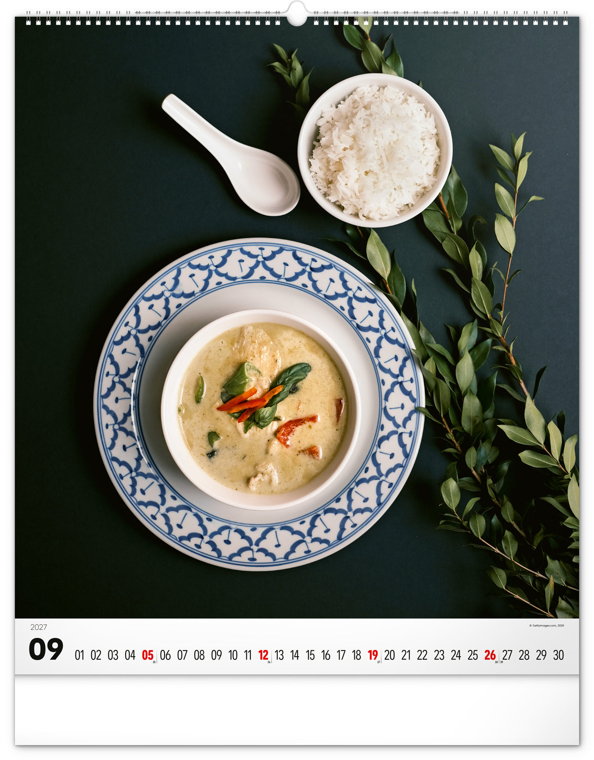 Wandkalender Gourmet 2027, 48 x 56 cm