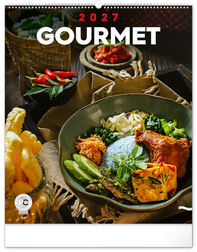 Wandkalender Gourmet 2027, 48 x 56 cm