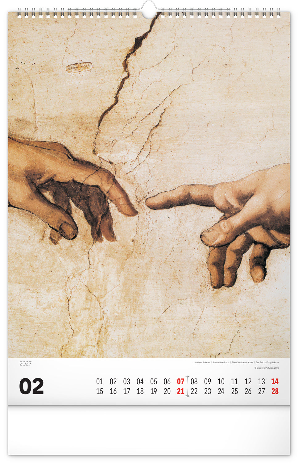Wandkalender Renaissance 2027, 33 x 46 cm