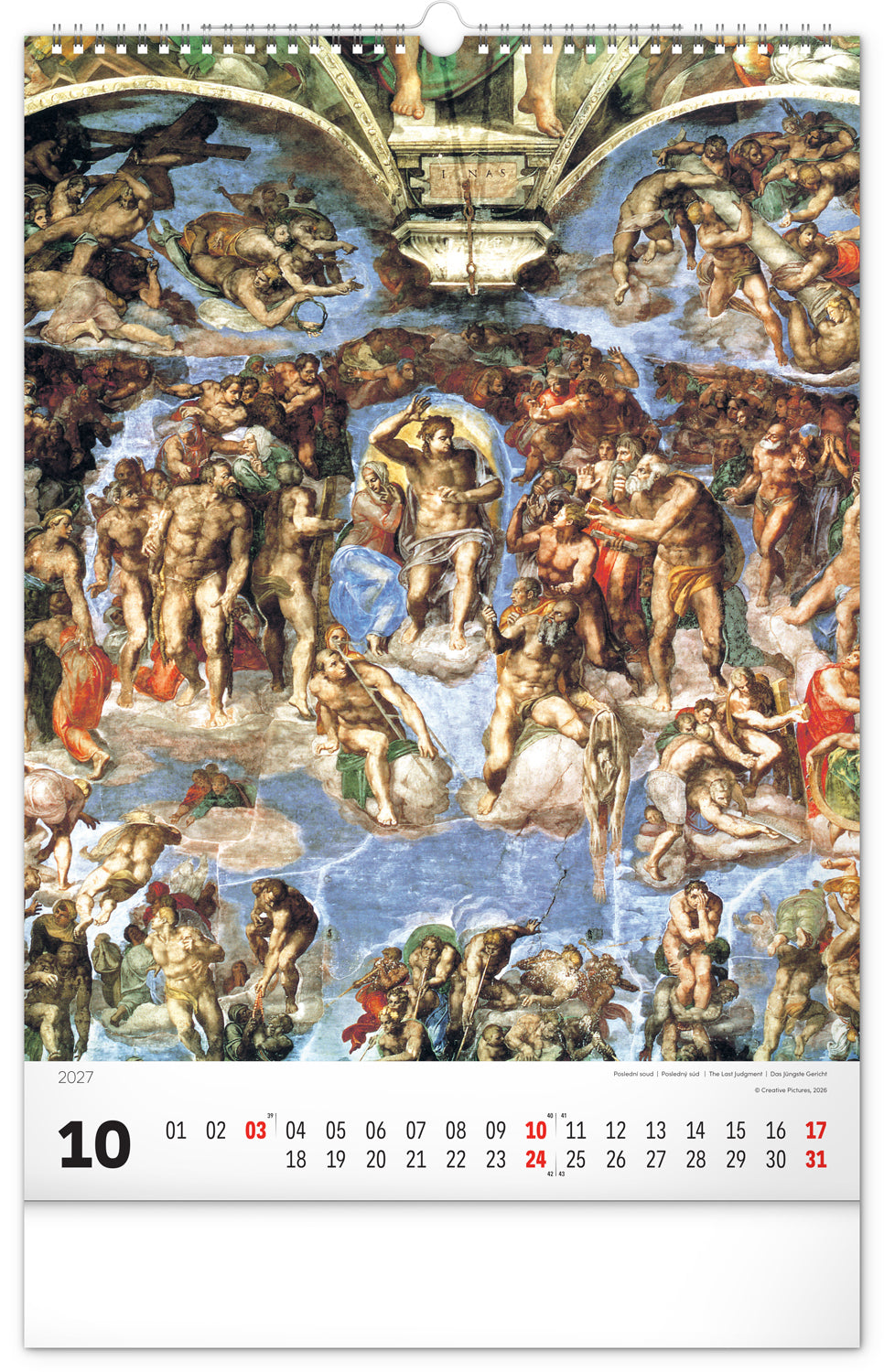 Wandkalender Renaissance 2027, 33 x 46 cm