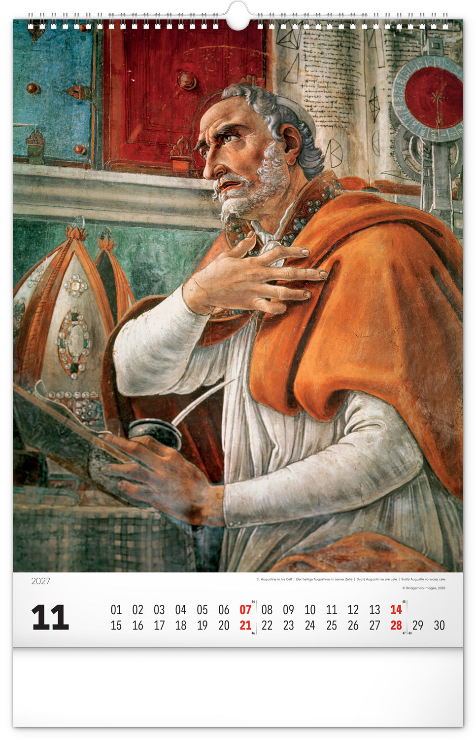 Wandkalender Renaissance 2027, 33 x 46 cm
