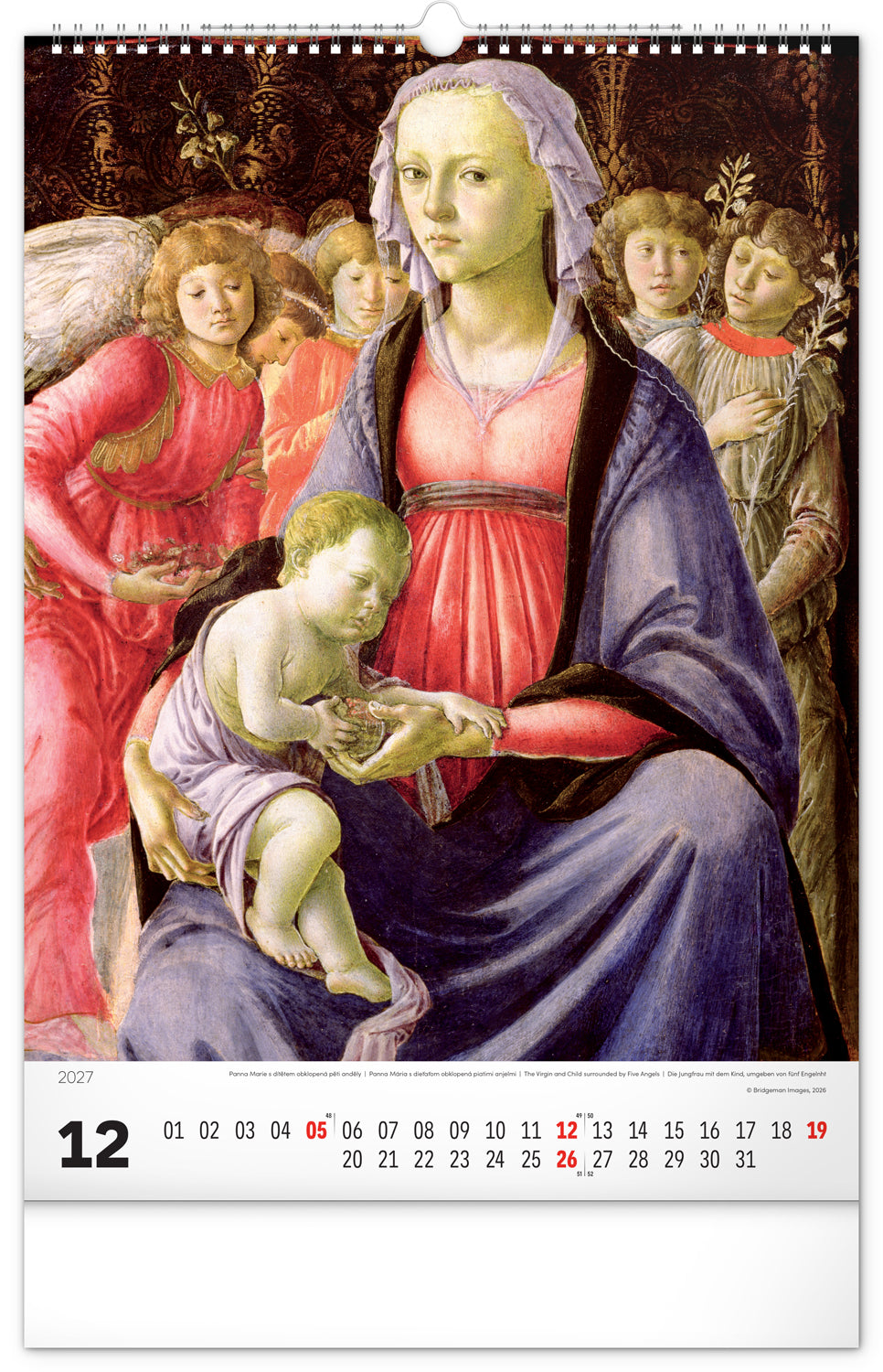 Wandkalender Renaissance 2027, 33 x 46 cm