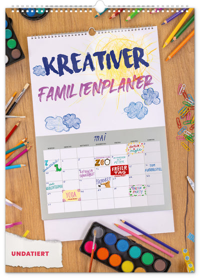 Kreativer Familienplaner, undatiert, 33 x 46 cm