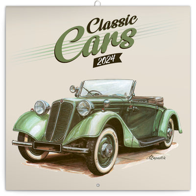 Broschürenkalender Classic Cars - Vaclav Zapadlik, 2024, 30 × 30 cm