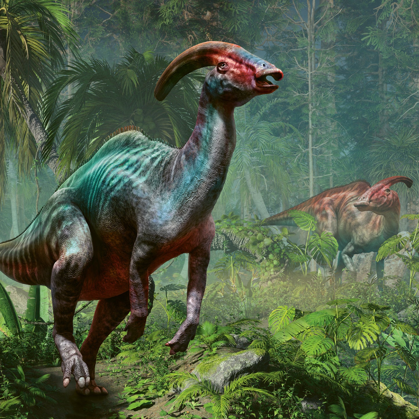 Broschürenkalender Dinosaurier 2024, 30 × 30 cm