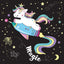 Broschürenkalender Happy Unicorns 2025, 30 x 30 cm
