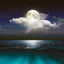 Broschürenkalender Mond 2025, 30 x 30 cm