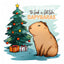 Broschürenkalender Cheeky Capybaras 2025, 30 × 30 cm