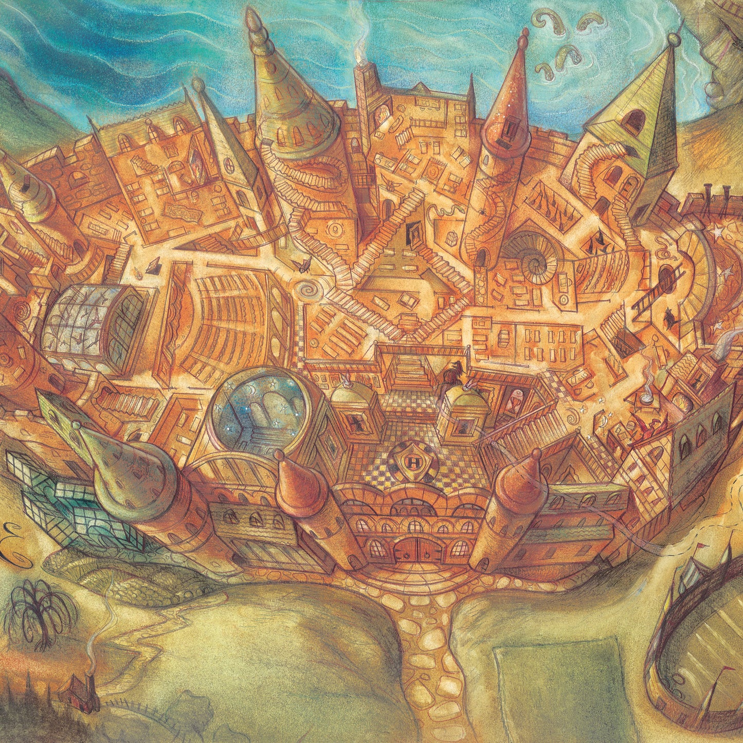 Broschürenkalender Harry Potter 2026, 30 x 30 cm