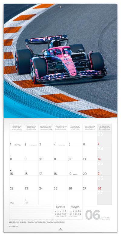 Broschürenkalender Formule – Jiří Křenek 2026, 30 x 30 cm