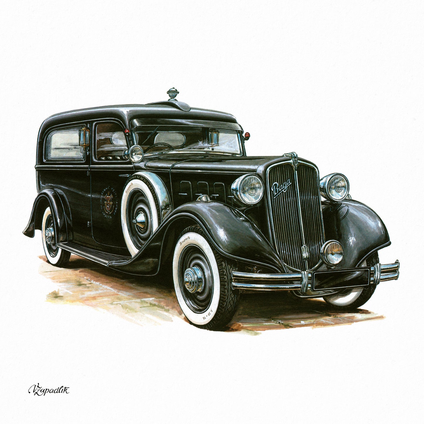 Broschürenkalender Classic Cars – Václav Zapadlík 2026, 30 x 30 cm