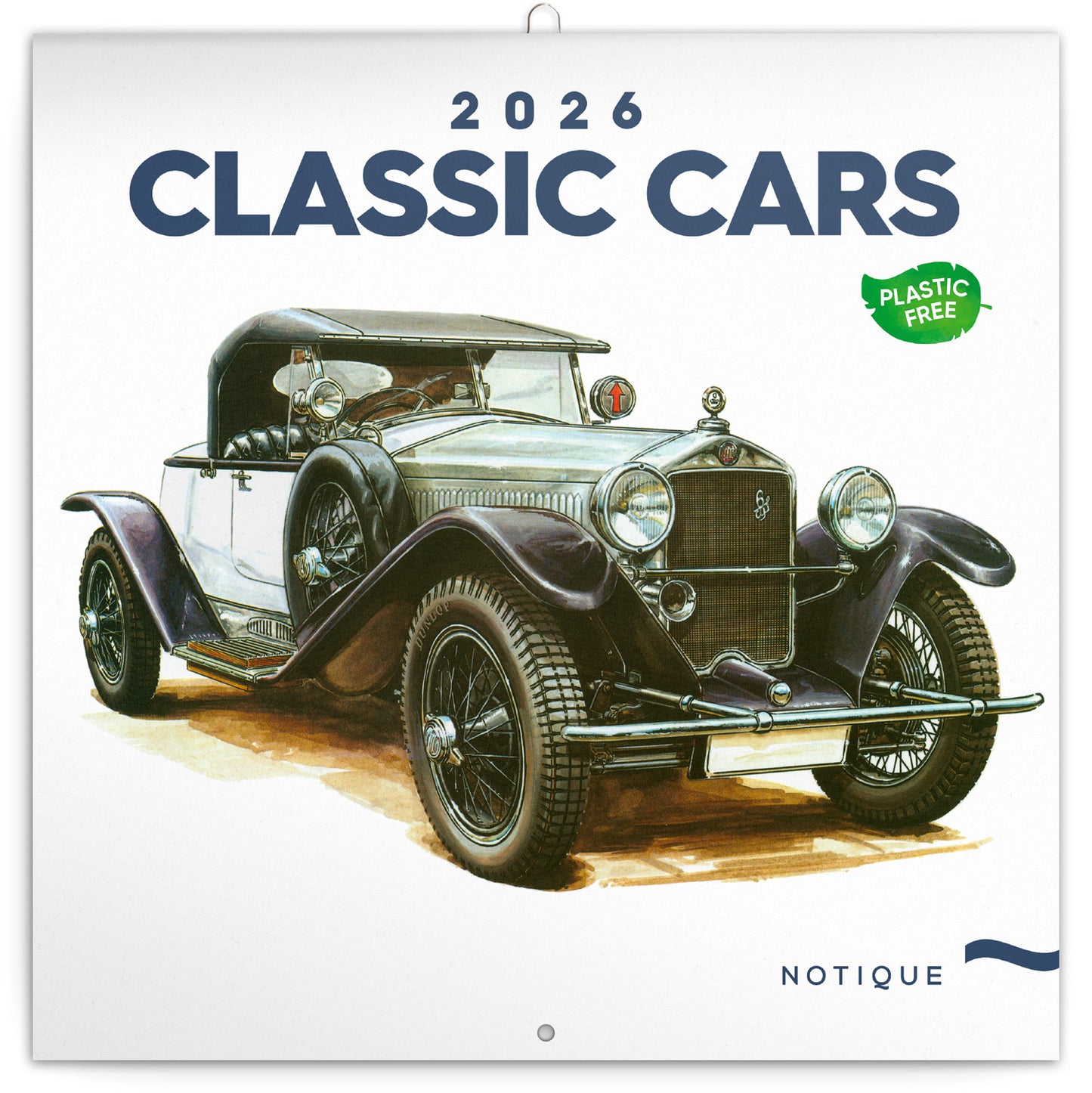 Broschürenkalender Classic Cars – Václav Zapadlík 2026, 30 x 30 cm
