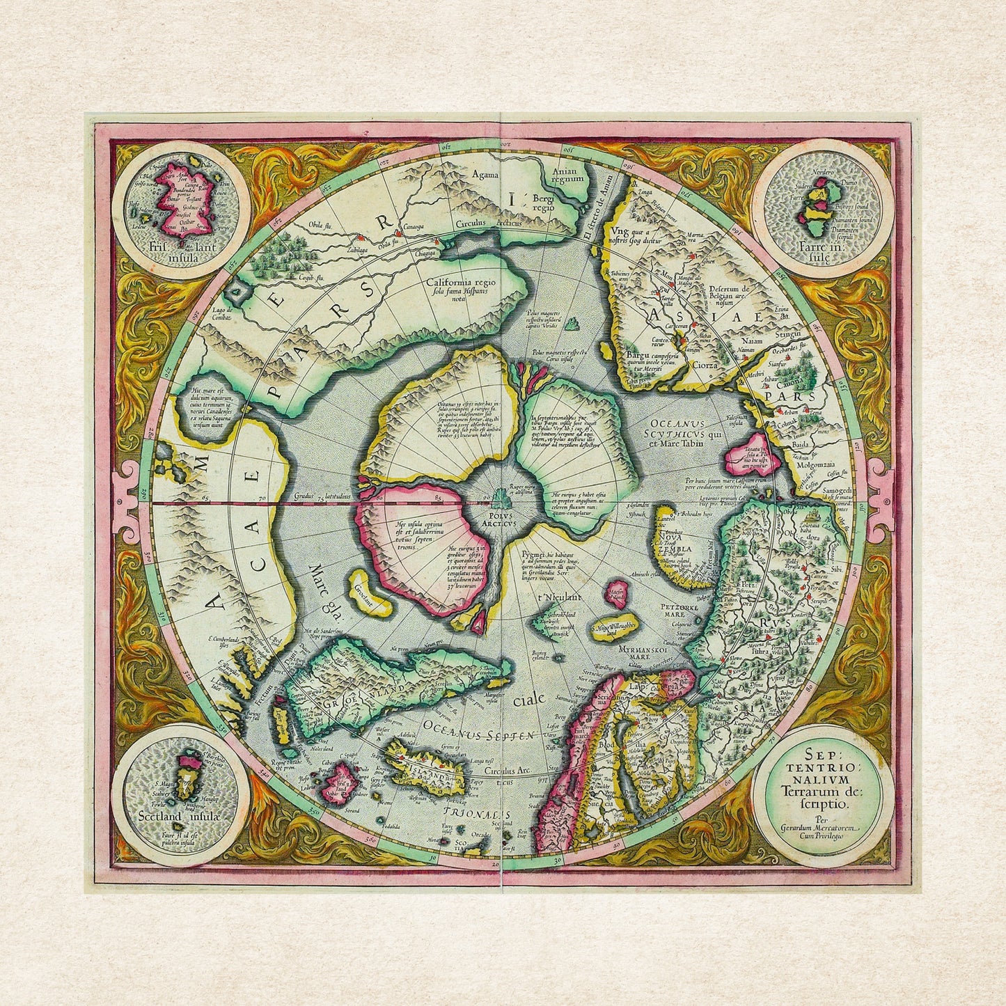 Broschürenkalender Alte Karten 2026, 30 x 30 cm
