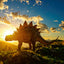 Broschürenkalender Dinosaurs 2027, 30 x 30 cm