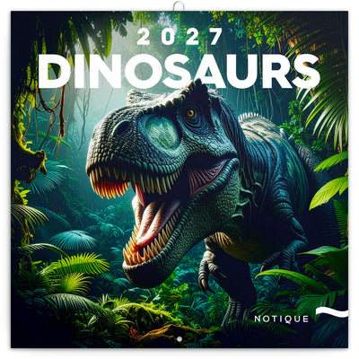 Broschürenkalender Dinosaurs 2027, 30 x 30 cm