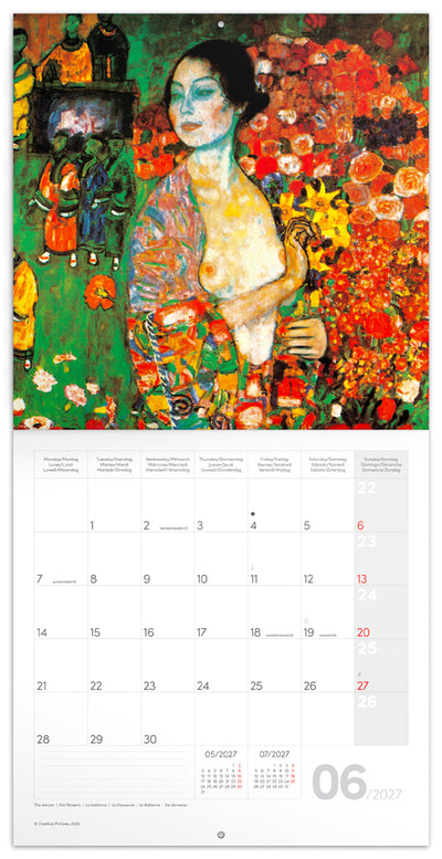 Broschürenkalender Gustav Klimt 2027, 30 x 30 cm