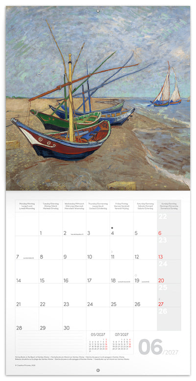 Broschürenkalender Vincent van Gogh 2027, 30 x 30 cm
