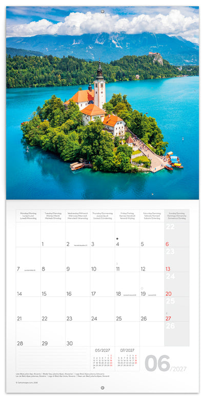 Broschürenkalender Alps 2027, 30 x 30 cm