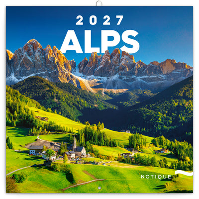 Broschürenkalender Alps 2027, 30 x 30 cm