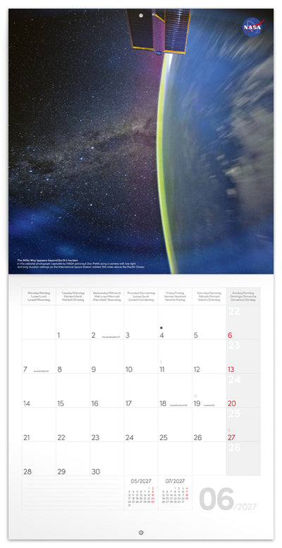 Broschürenkalender NASA 2027, 30 x 30 cm