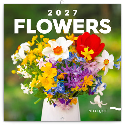 Broschürenkalender Flowers 2027, 30 x 30 cm