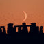 Broschürenkalender The Moon 2027, 30 x 30 cm
