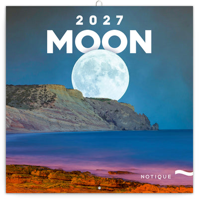 Broschürenkalender The Moon 2027, 30 x 30 cm